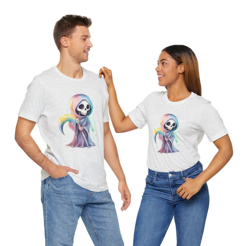 Cute Colorful Reaper - Short Sleeve Tee
